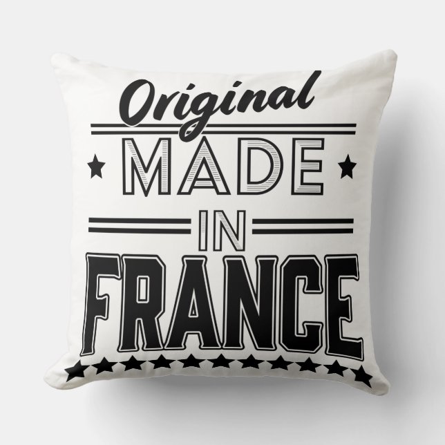 Almofada Logotipo original feito na França (Frente)