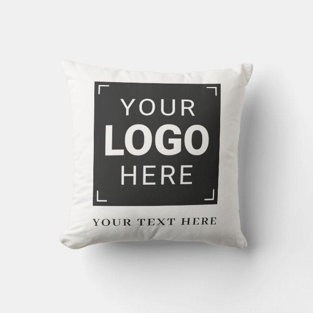 Almofada Logotipo Personalizado da Empresa (Frente)