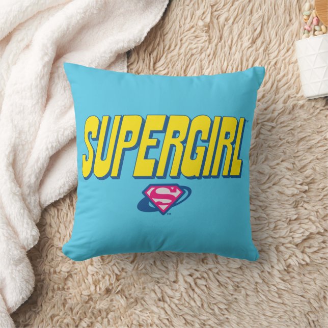 Almofada Logotipo Pop da Supergirl (Cobertor)