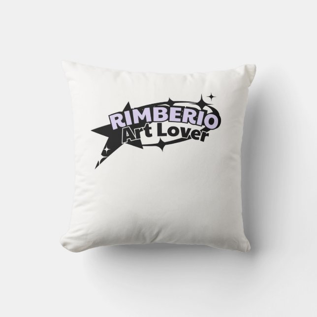 Almofada Logotipo Rimberio Art Lover (Frente)