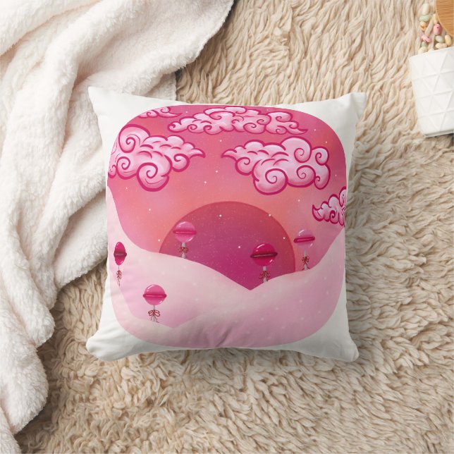 Almofada Lolipps e nuvens bonito (Cobertor)