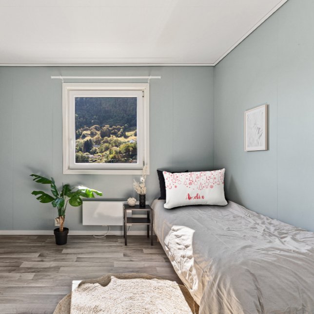 Almofada Lombar С hristmas red Ball star decoração (Criador carregado)