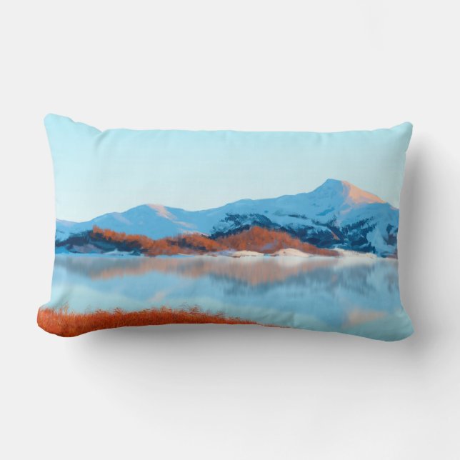 Almofada Lombar A despedida de inverno (Frente)