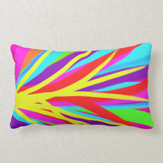 Almofada Lombar A escova de pintura colorida vívida afaga a arte