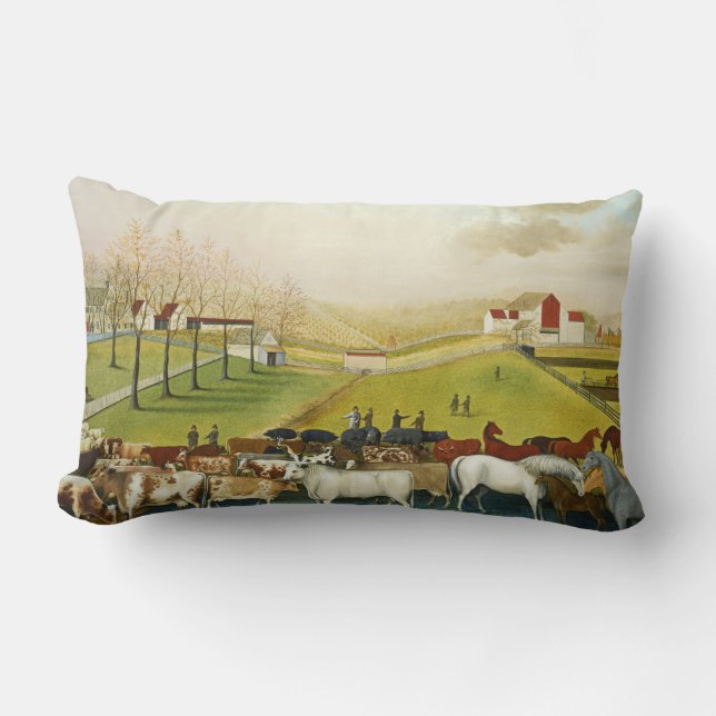 Almofada Lombar A Fazenda Cornell (Península da Pensilvânia) (Frente)