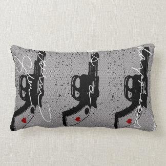 Almofada Lombar A felicidade é um travesseiro morno da arma