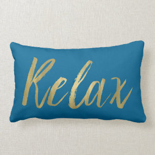 Almofada Lombar A folha Dourado relaxa