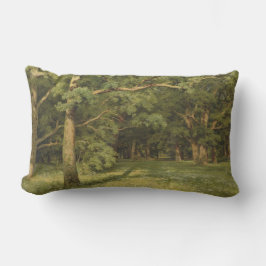 Almofada Lombar A Limpeza Florestal (Cena de Paisagem Florestal)