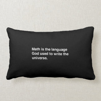 Almofada Lombar A matemática é língua dos deuses