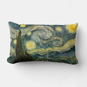 Almofada Lombar A noite estrelado de Vincent van Gogh (1889)