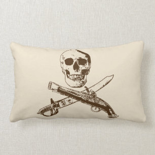 Almofada Lombar A Pirata Life duplesidedskullpillow_2
