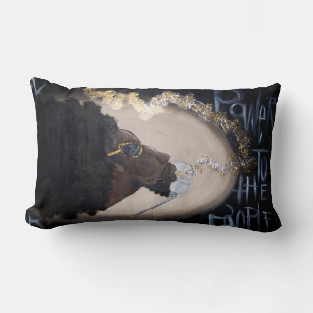 Almofada Lombar A Revolução Não Será Televisada (Frente)