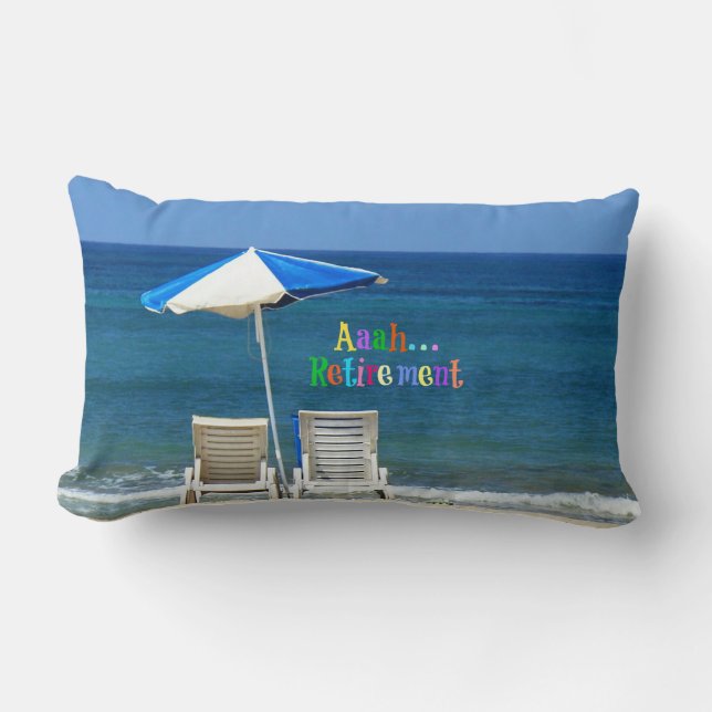 Almofada Lombar Aaah... aposentadoria (Frente)