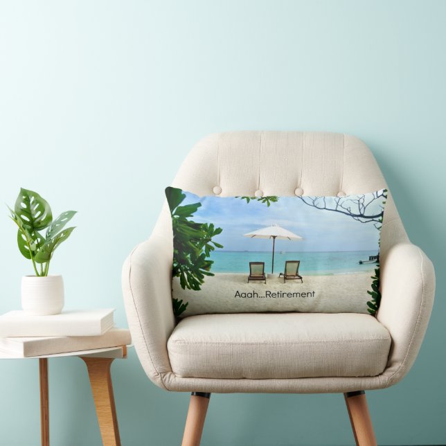 Almofada Lombar Aaah... aposentadoria, (Cadeira)
