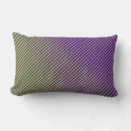 Almofada Lombar Abstract Geometric Gradient Checker Pattern 1278