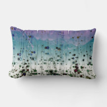 Abstrato Aqua Roxo e Preto