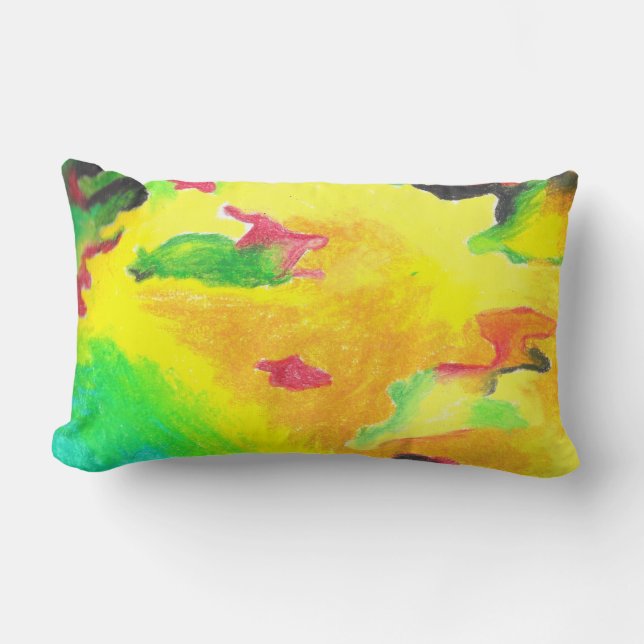 Almofada Lombar Abstrato térmica por AnyaC (Frente)