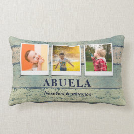 Almofada Lombar Abuela Personalizada - Colagem de Fotografias de 3