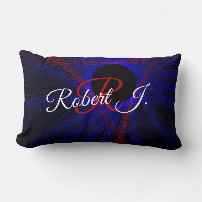 Almofada Lombar Accented Triangle Geometric Throw Pillow (Frente)