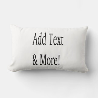 Almofada Lombar Adicionar texto e mais! Personalizar seu próprio p