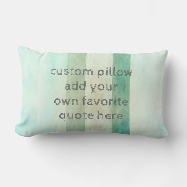 Almofada Lombar adicionar um travesseiro de aspas para decor perso (Frente)