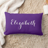 Adicione seu próprio nome Roxo Real Elegante Moder