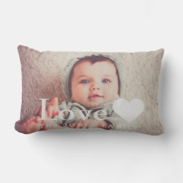 Almofada Lombar Adicione sua própria dispersão de amor de fotos