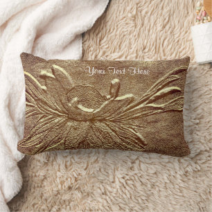 Almofada Lombar Aged Daisy Floral Art Personalizado