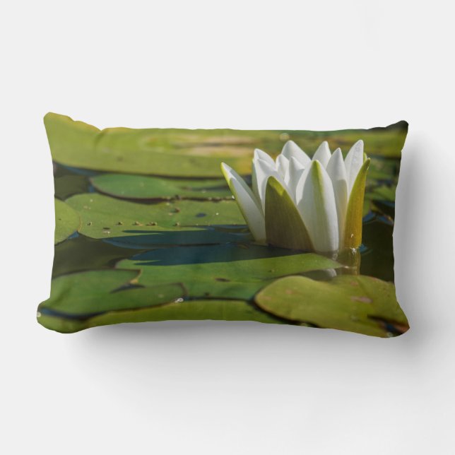 Almofada Lombar Água Lily Blossom (Frente)