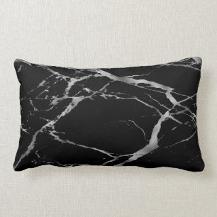 Almofada Lombar Algodão Preto-Marinho Preto de Luxury Trendy Silve