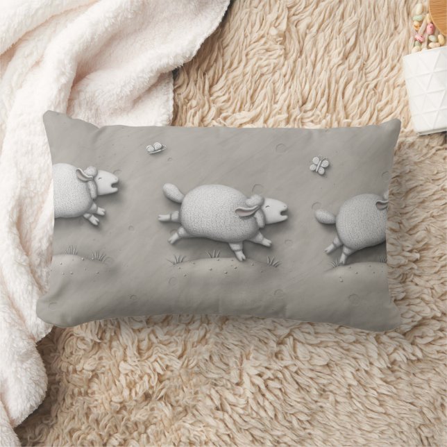 Almofada Lombar Alivio Baa Happy Galloping Sheep (Cobertor)