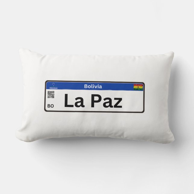 Almofada Lombar Almohada Mercosur La Paz (Frente)
