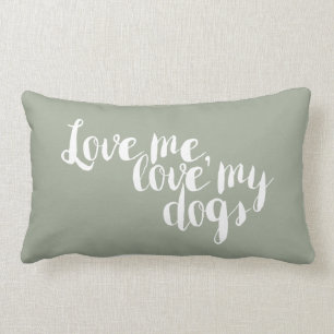 Almofada Lombar Ame-Me Ame Os Meus Cachorros - travesseiro