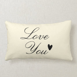Almofada Lombar "Ame-te" Design de texto personalizado