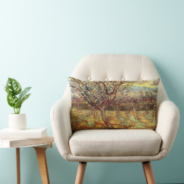Almofada Lombar Amerceiras em Flor por Vincent van Gogh