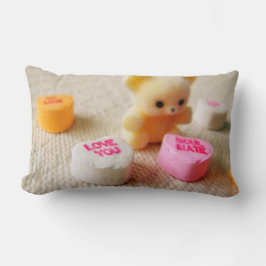 Almofada Lombar Amor dos queridos você pil do lance do retângulo