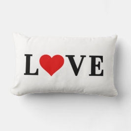 Almofada Lombar AMOR Elegante Minimalista Simples