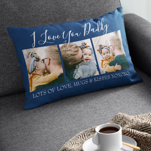 Almofada Lombar Amor Moderno Personalizado Eu Amo Você Papai 3 F