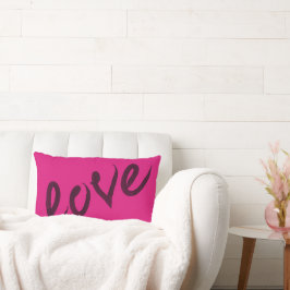 Almofada Lombar AMOR | Travesseiro decorativo de Aquarelas a Quent