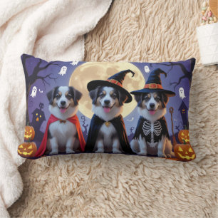 Almofada Lombar Anatólia Shepherd Dogs Pumpkin Halloween Engraçado