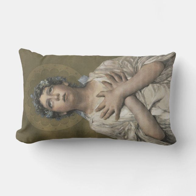 Almofada Lombar Angel Natal (por Erulo Eroli) (Frente)