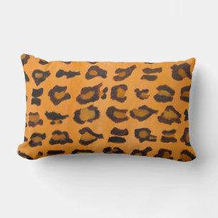 Almofada Lombar Animal-Impressão chique do Leopardo-Impressão do