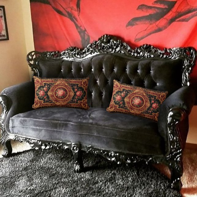 Almofada Lombar Antique Design Dark Academia (Criador carregado)