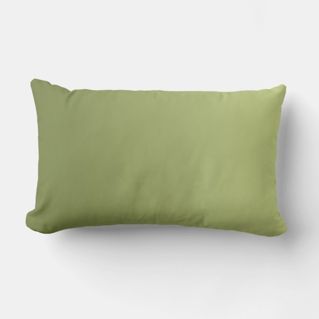 Almofada Lombar APENAS gradações de COR - verde-azeitona (Frente)