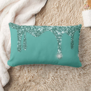 Almofada Lombar Aqua Turquesa Derrame