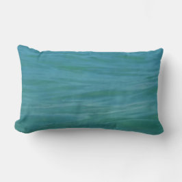 Almofada Lombar Aquamarine Waves Beach Theme Tropical Blue Green