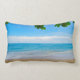 Almofada Lombar Areia e Surf Cênico Tropical Beach Sun