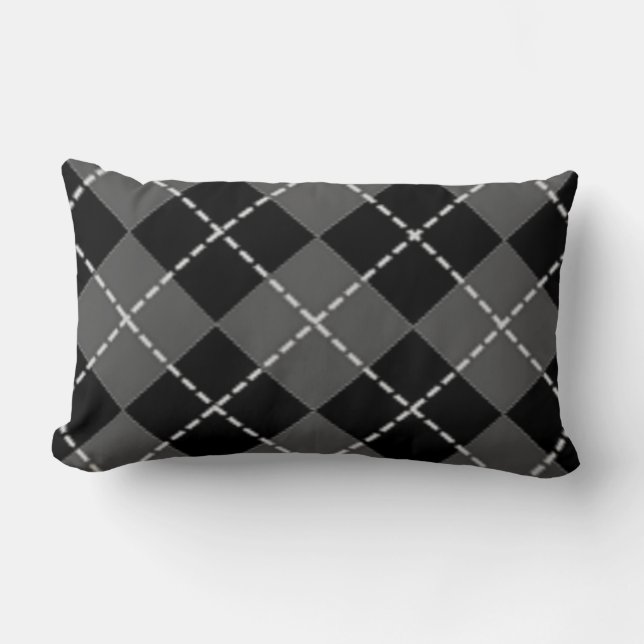 ALMOFADA LOMBAR ARGYLE PATTERN (Frente)