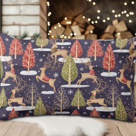 Almofada Lombar Arrendoras Whimsical Woodland Winter