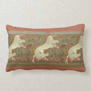 Almofada Lombar Art Nouveau Prancing Horse
